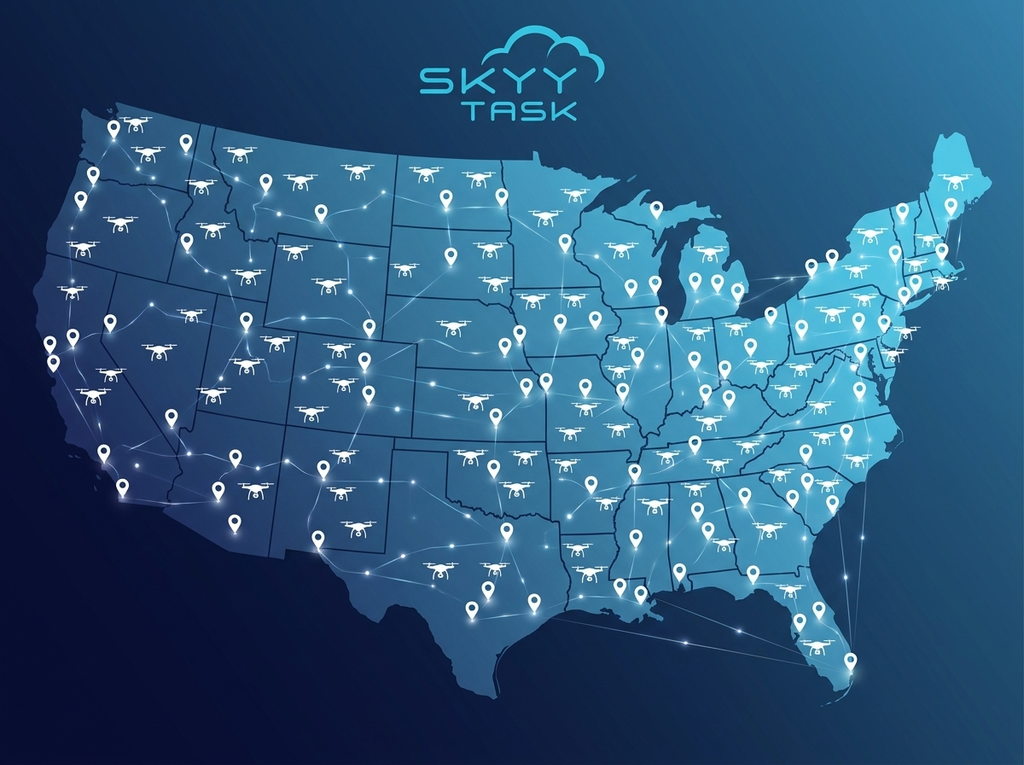 Hire a drone pilot near me — SkyyTask nationwide drone coverage across all 50 states
