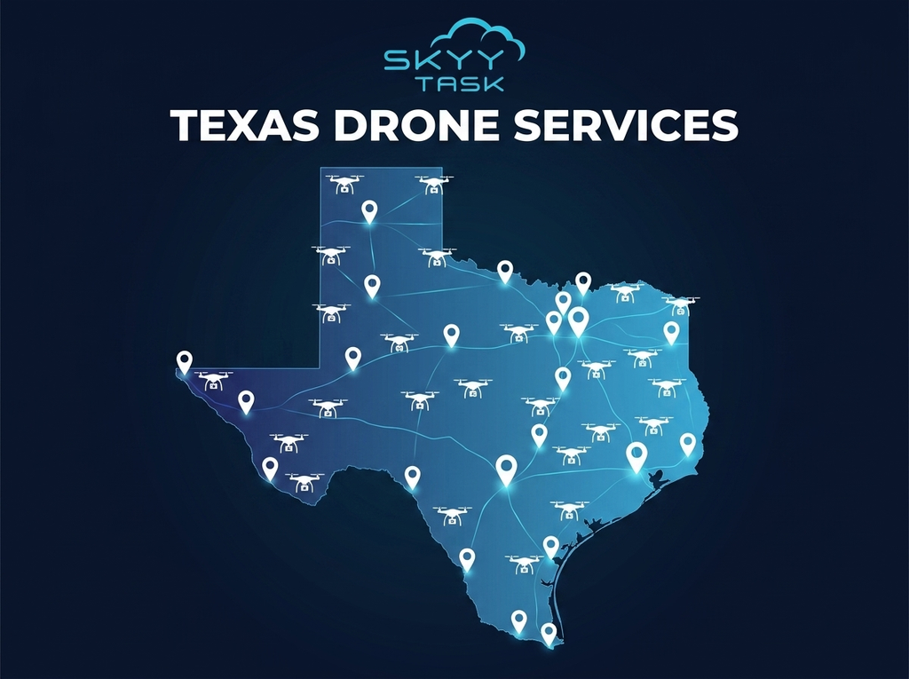 hire a drone pilot in Texas, SkyyTask statewide drone services