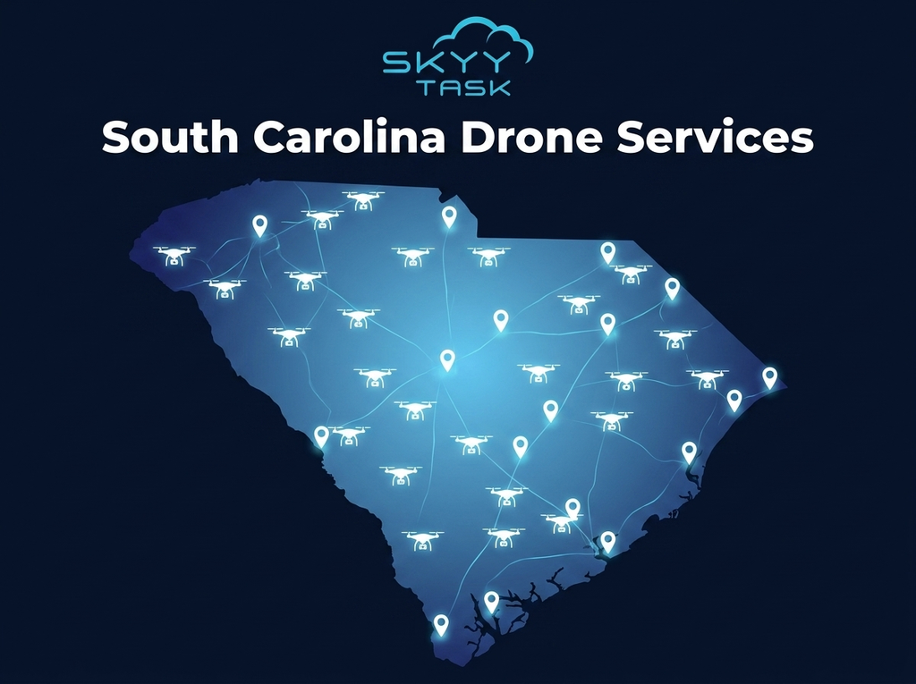 hire a drone pilot in South Carolina, SkyyTask statewide drone services