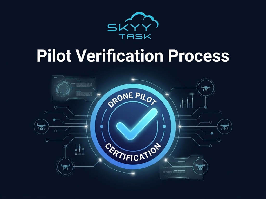 drone pilot verification process, SkyyTask FAA certification check