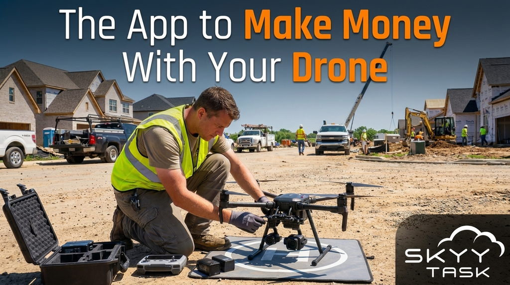 The app to make money with your drone - SkyyTask